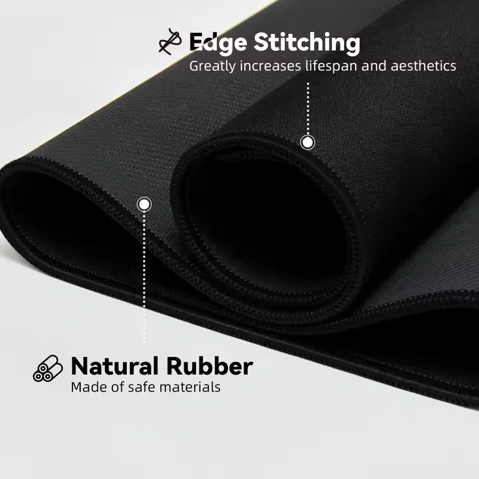 Large Anti-Slip Gaming Mouse Pad – Stitched Edge Desk Mat Gaming Mouse Pad Qst