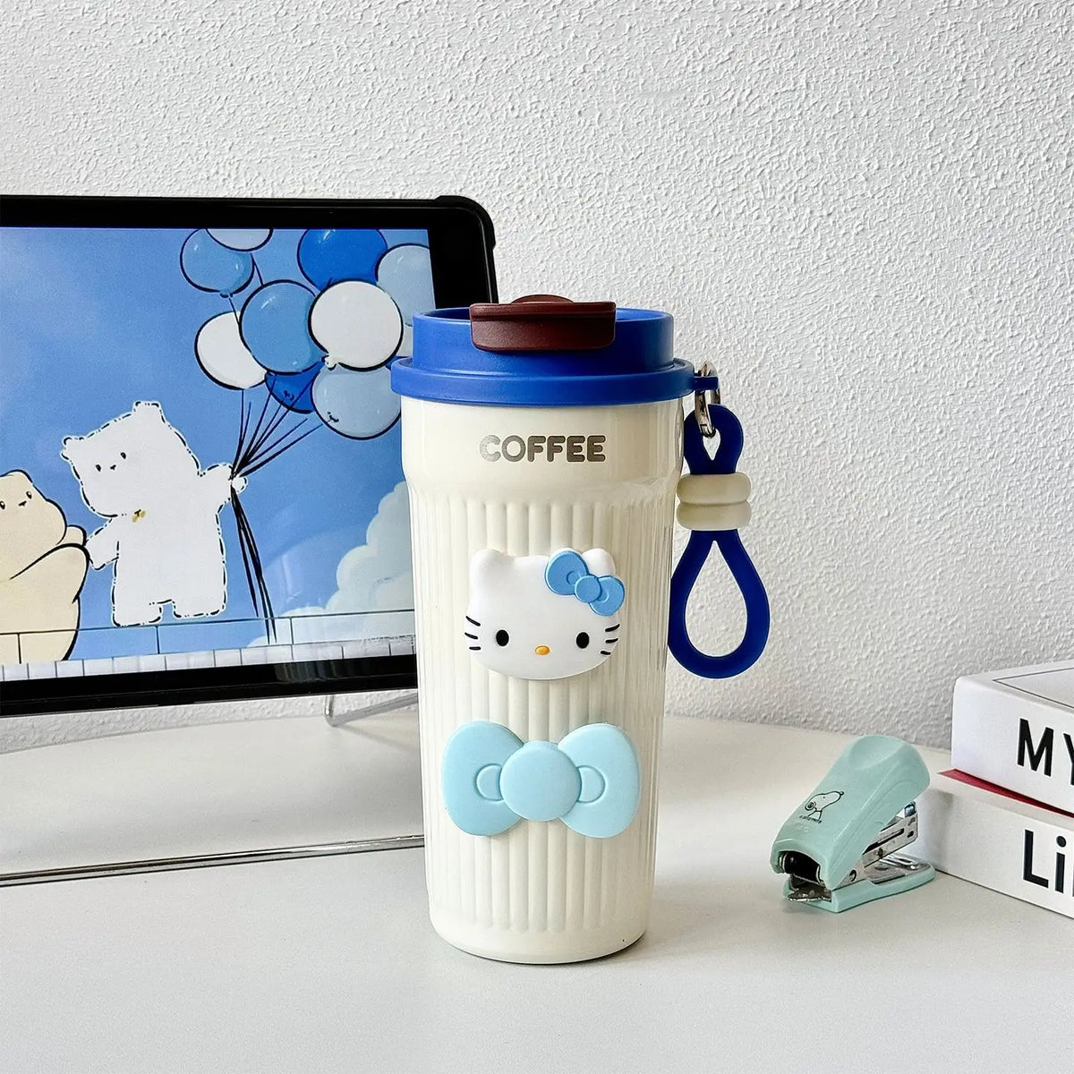 Hello Kitty Insulated Cup | 316 Stainless Steel & Straw Insulated Tumbler Qme 4 550ml