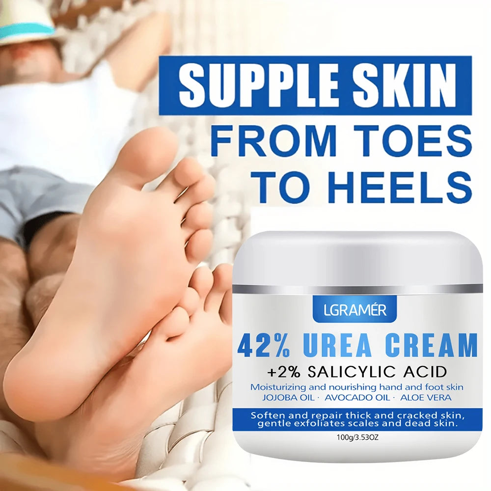 YOUNGCOME 42% Urea Hand & Foot Cream – Deep Moisturizer Foot & Hand Cream Qst