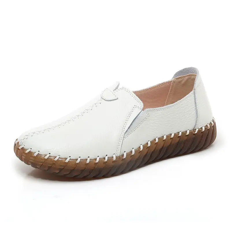 Women's Slip-On Moccasin Loafers – Microfiber Flat Shoes Women's Flat Loafers Qst