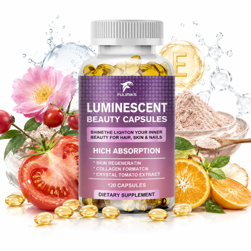 Fulimiks Luminescent Beauty Capsules – Glutathione & Collagen Beauty Supplement Capsules Qst