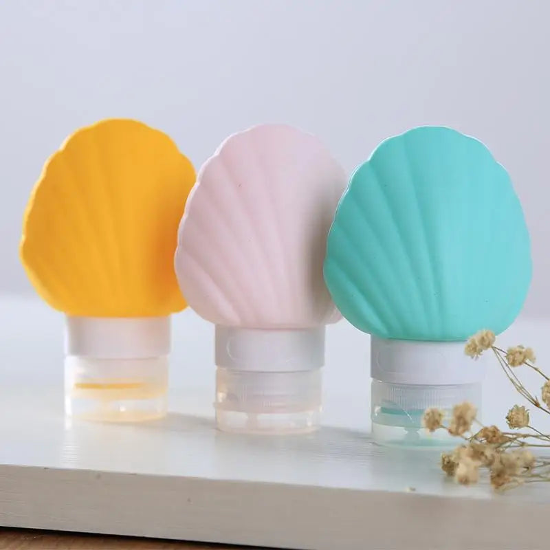 Silicone Travel Bottles – Leakproof Refillable Cosmetic Set Refillable Travel Bottles Qme
