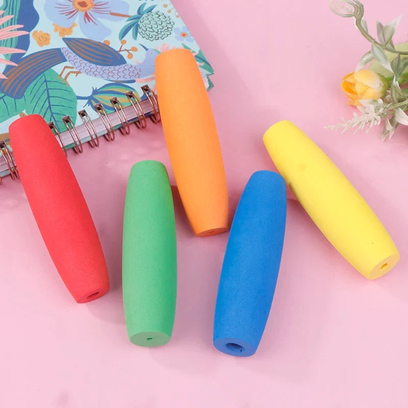 Ergonomic Crochet Hook Handles Set of 5 | Multi-Size EVA Grips Crochet Hook Handles Qme
