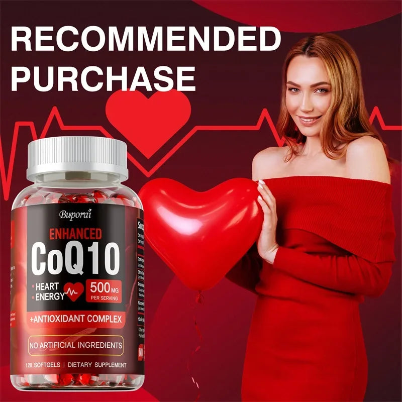 Xemenry CoQ10 500mg – Antioxidant & Energy Supplement CoQ10 Supplement Qst