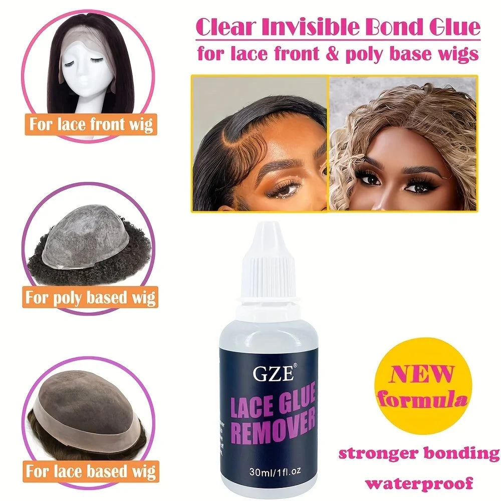 GZE Lace Glue Remover – Professional Wig Adhesive Remover Wig Adhesive Remover Qme