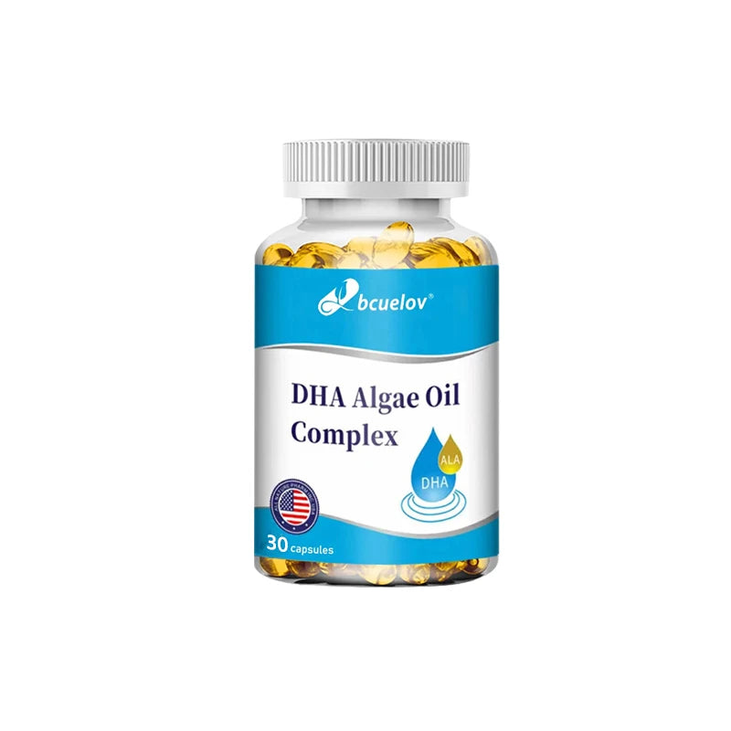 Bcuelov DHA Algae Oil Capsules – Extra Strength Supplement Omega-3 Supplement Qst 30 count-1 bottle