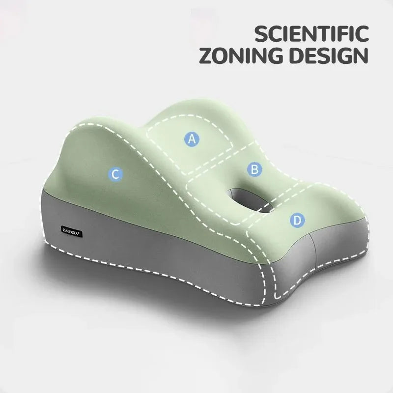 Memory Foam Wedge Pillow – Ergonomic Lumbar & Body Support Memory Foam Pillow Qst