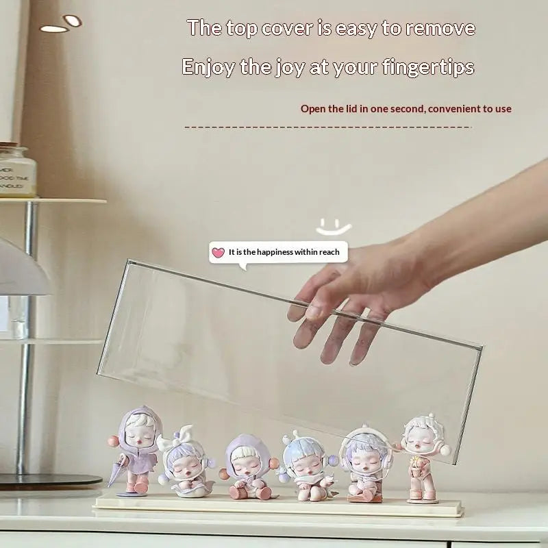 Stackable Acrylic Display Box for Dolls & Collectibles Collectible Display Case Qme
