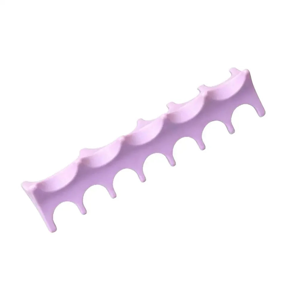 Silicone Nail Brush Holder & UV Gel Pen Display Stand Nail Brush Holder Qme purple China
