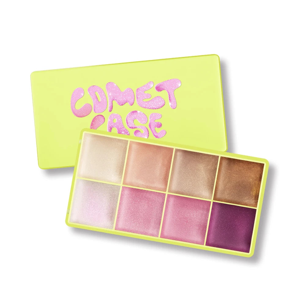 8-Color Cream Highlighter Palette – Blush, Contour & Glow Highlighter Palette Qst 8 colors