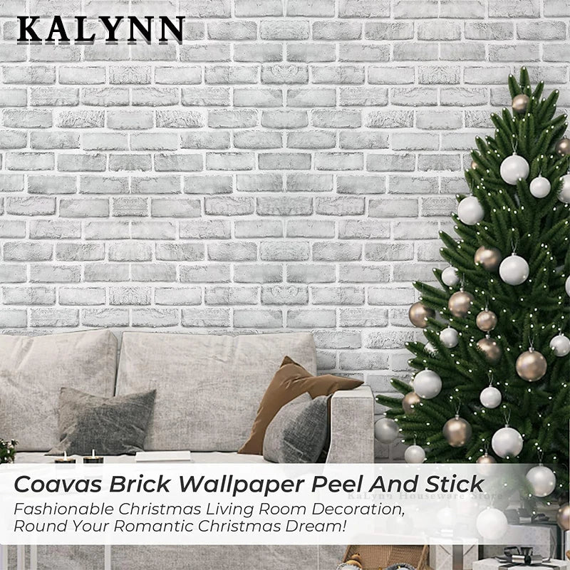 Brick Peel & Stick Wallpaper | Self-Adhesive Vinyl Contact Paper Peel & Stick Wallpaper Qme