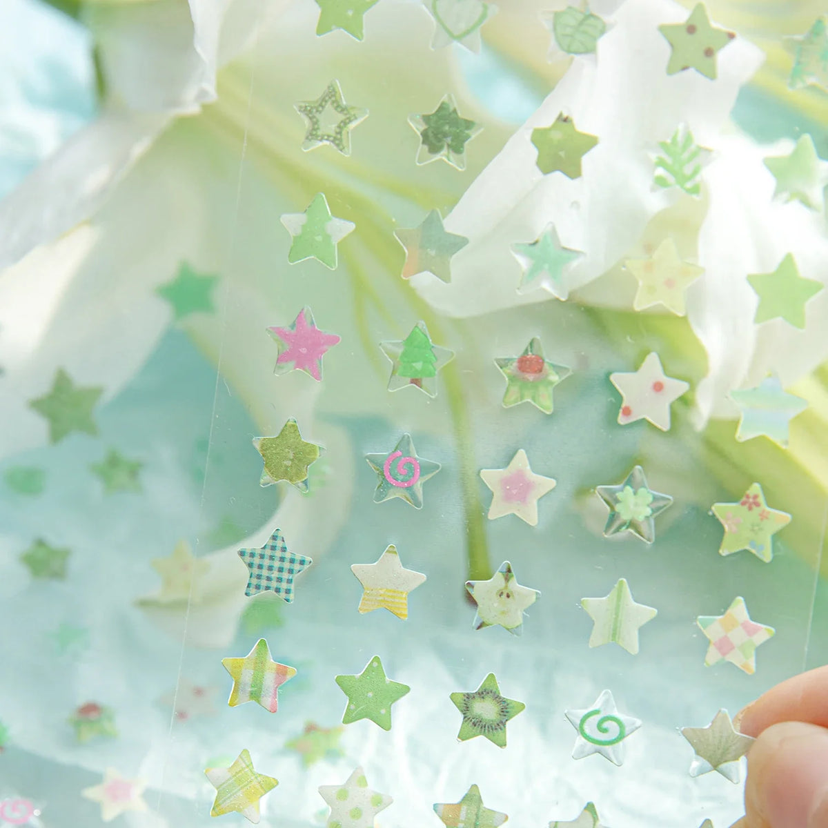 Candy Star Resin Stickers – 4 Designs, 5 Colors | DIY Craft Resin Craft Stickers Qme