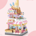 Street View Mini Building Blocks Set – Food & Shop Scenes Mini Building Blocks Set Qme Opp bag