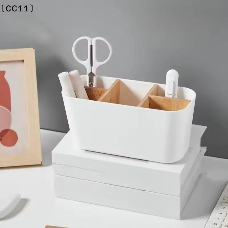 Bamboo & Ceramic Electric Toothbrush Holder Bathroom Organizer Toothbrush Holder Qme
