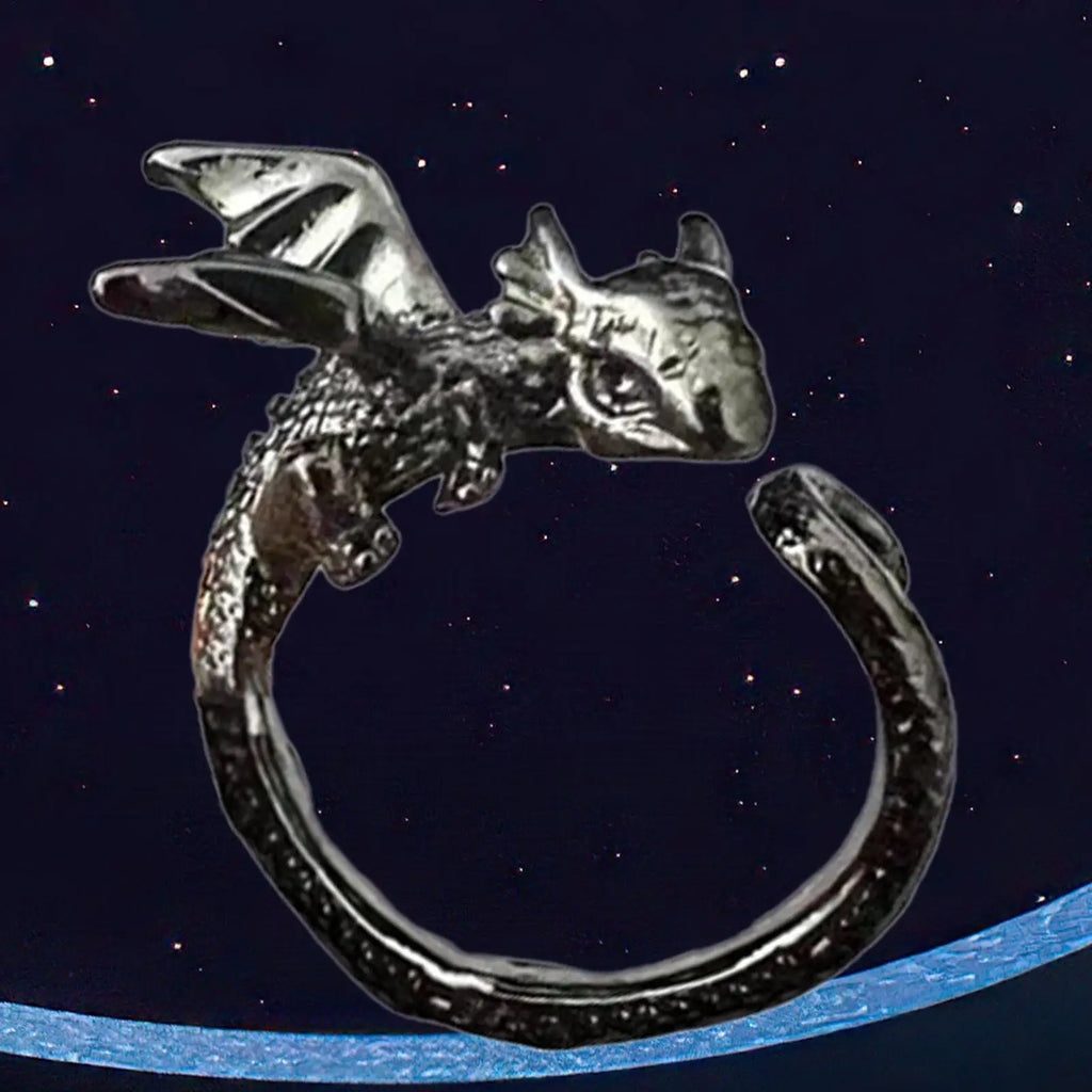 Dragon Adjustable Yarn Tension Ring for Crochet & Knitting Crochet Tension Ring Qme