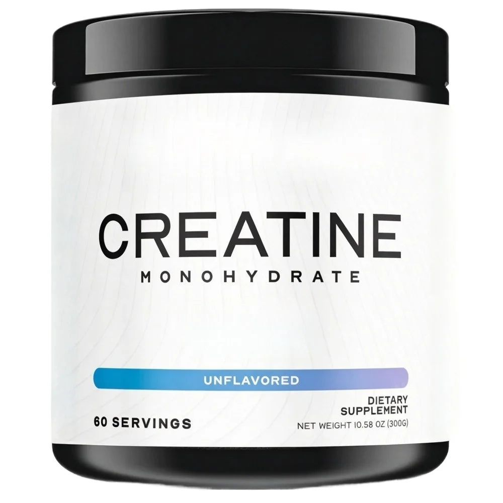 Creatine Monohydrate Powder 5000mg – 60 Servings Unflavored 300g Fitness Supplement Qst 300 g(Pack of 1)