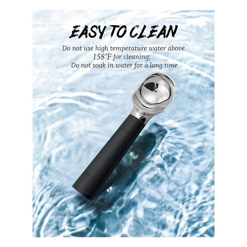 B15C Electric Heated Ice Cream Scoop – Rechargeable, IP67 Electric Ice Cream Scoop Qst Black 100V-240V US Plug