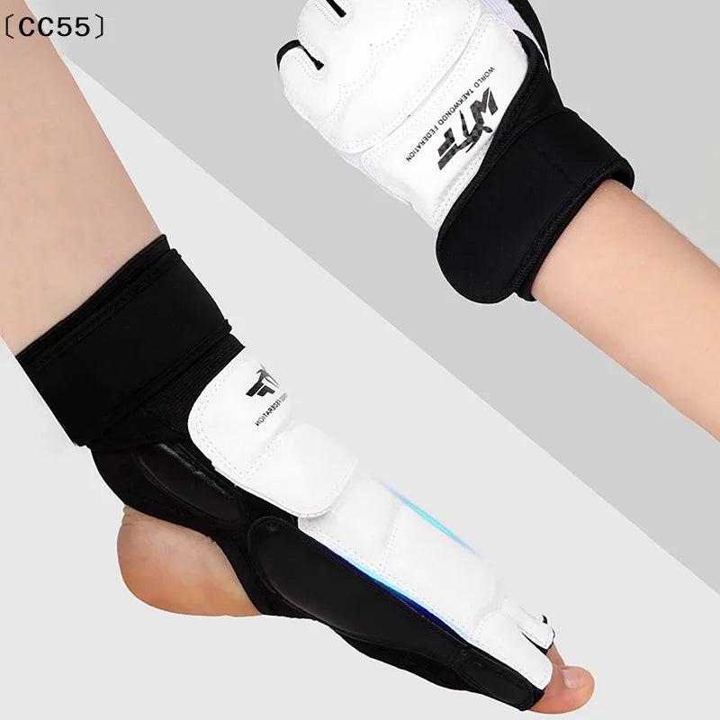Taekwondo Leather Foot Guard – Sparring Ankle Protector Martial Arts Foot Guard Qst