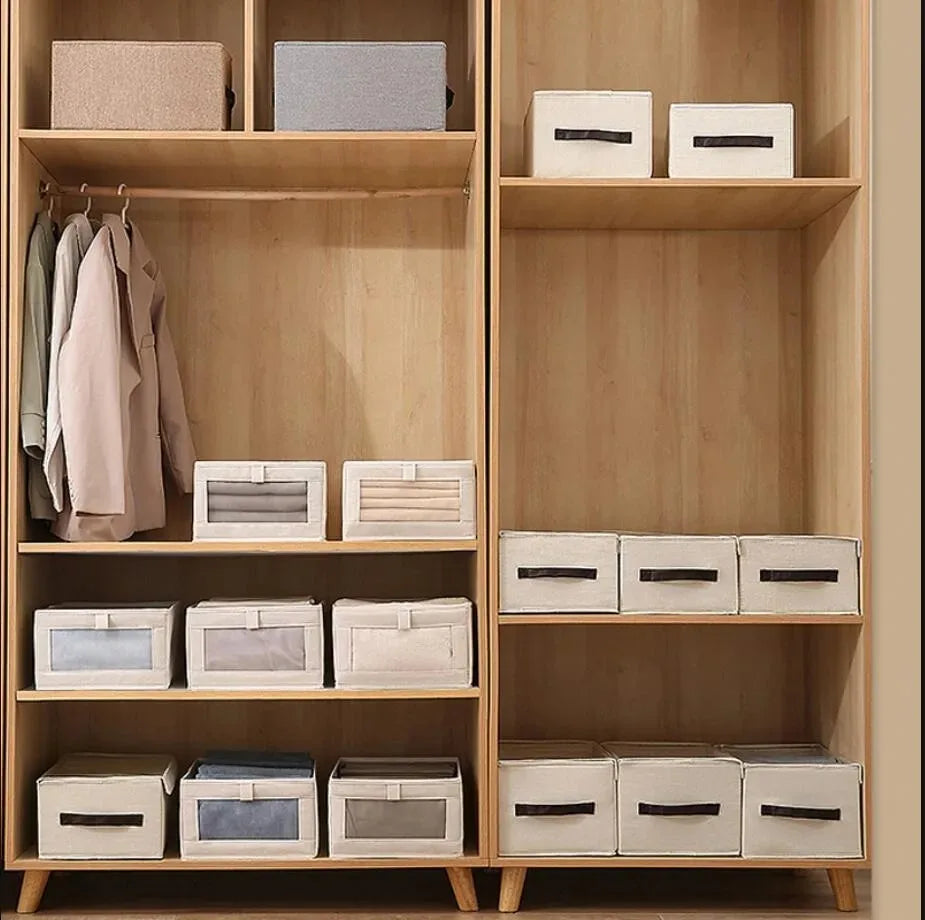 Foldable Pants & Clothes Storage Box | Oxford Fabric Organizer Foldable Clothes Organizer Qme