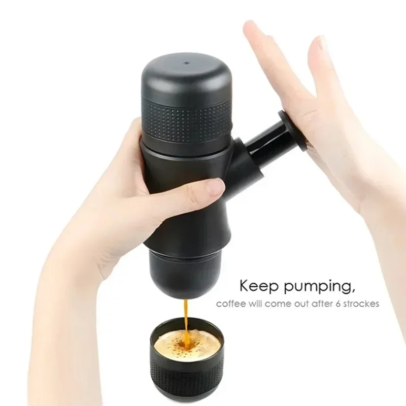 MiLESEEY B15C Portable Handheld Espresso Maker – Travel & Office Portable Espresso Maker Qst