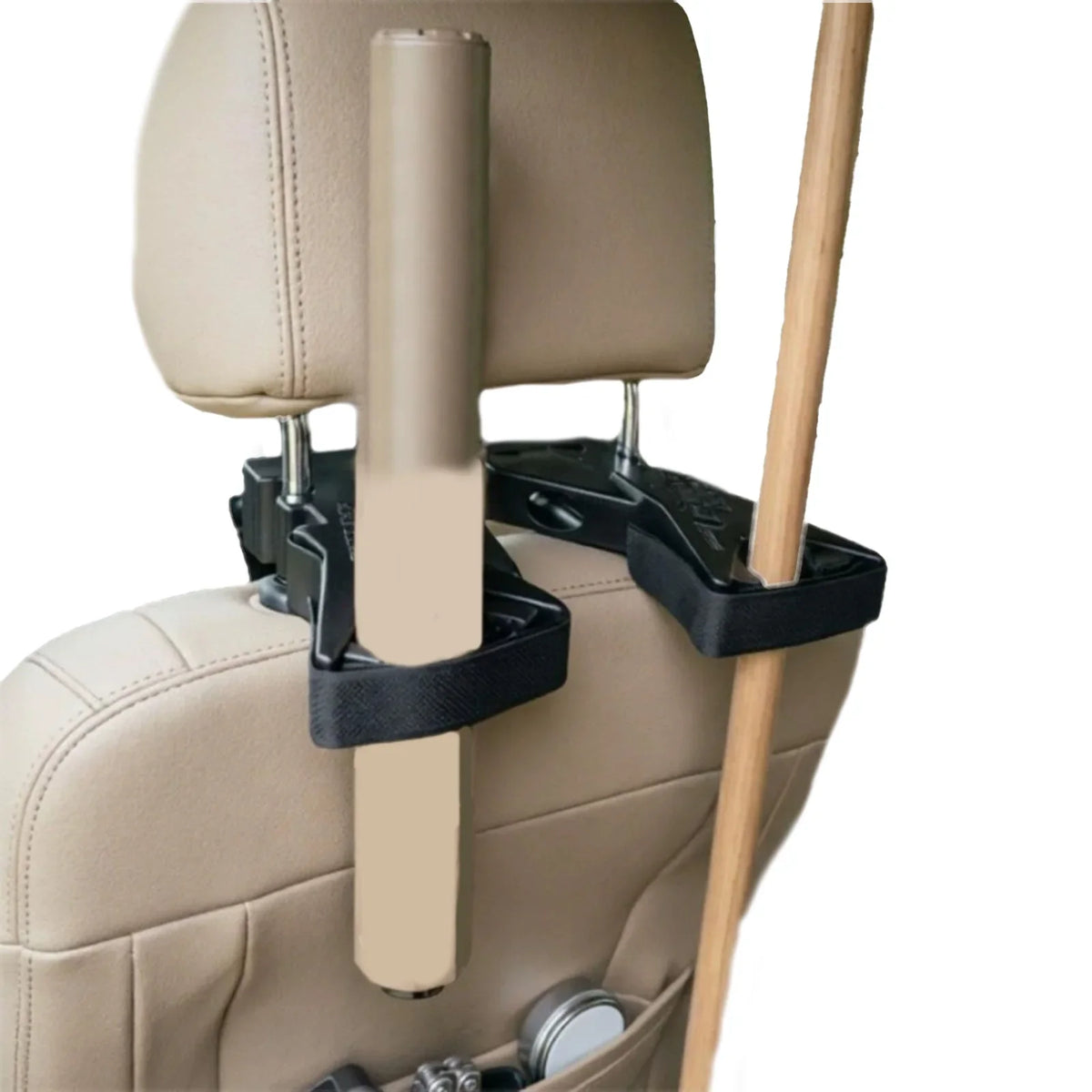 Vehicle Seat Back Rifle Holder – Adjustable Gun Organizer Vehicle Gun Holder Qme