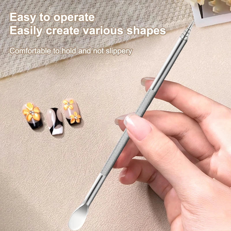 Double-Ended 3D Nail Carving Pen – Sculpture & Gel Art Tool Nail Art Pen Qst