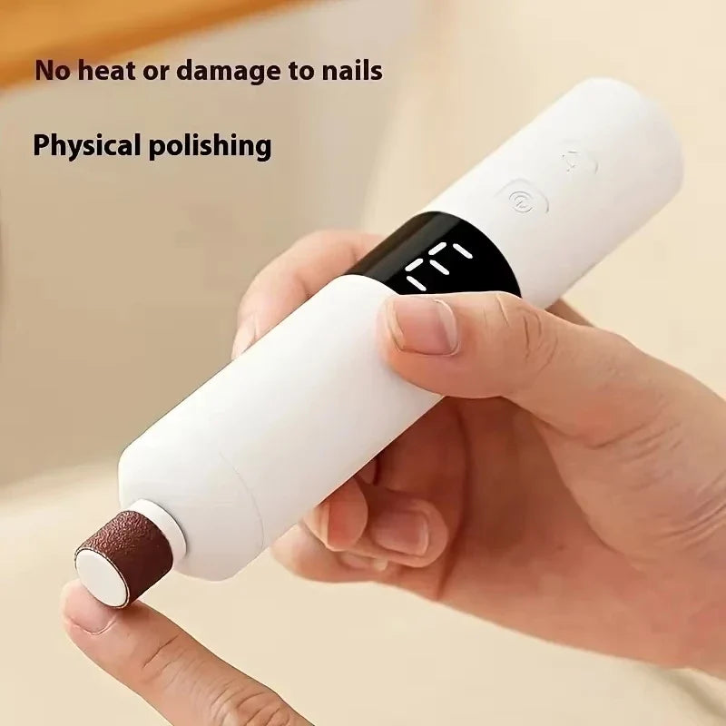 Electric 2-in-1 Foot & Nail Grinder | USB Rechargeable Electric Foot Nail Grinder Qme