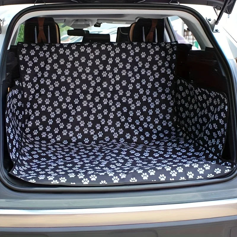Oxford Pet Car Trunk Mat & Seat Cover – Universal Fit Pet Car Seat Cover Qme
