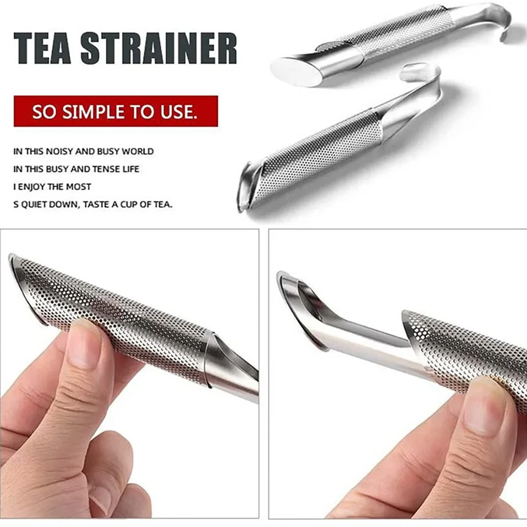 Stainless Steel Tea Infuser & Spice Strainer – Loose Leaf Tea Tea Infuser Strainer Qme