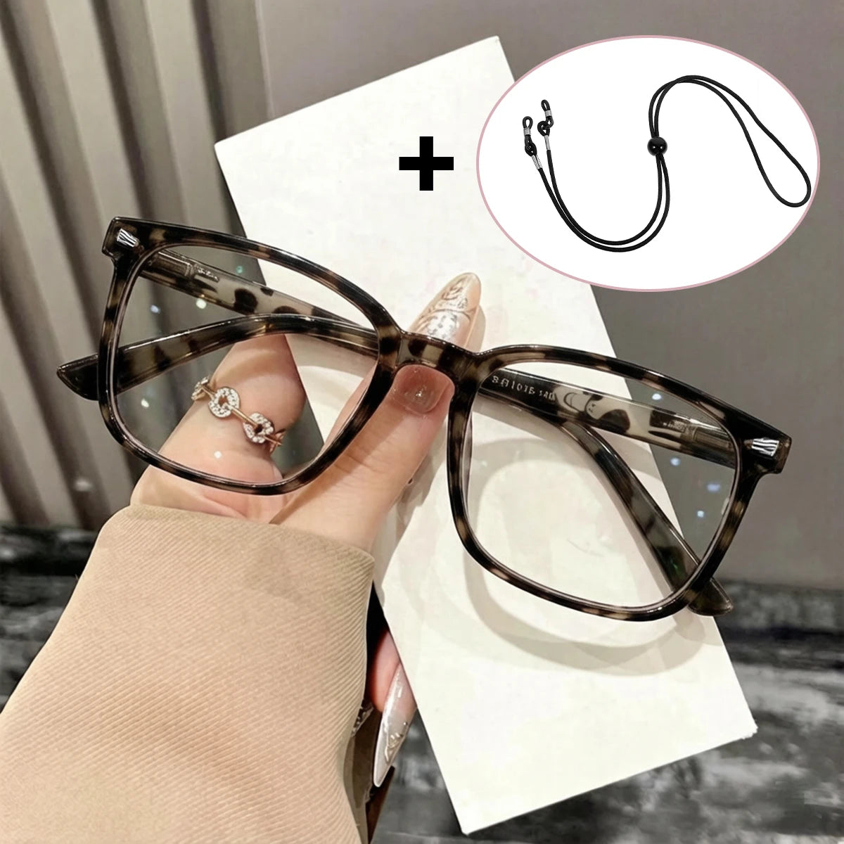 VOPHA L17 Auto Focus Blue Light Blocking Reading Glasses Reading Glasses Qst Leopard
