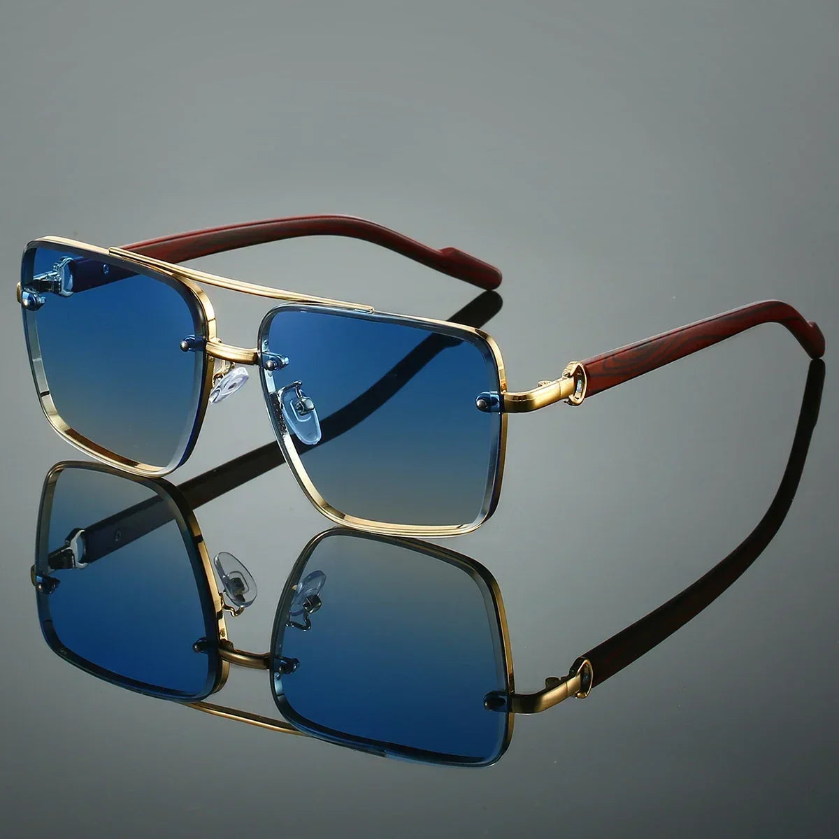 Retro Square Metal Sunglasses – Women's Driving Shades | Qme Retro Sunglasses Qme