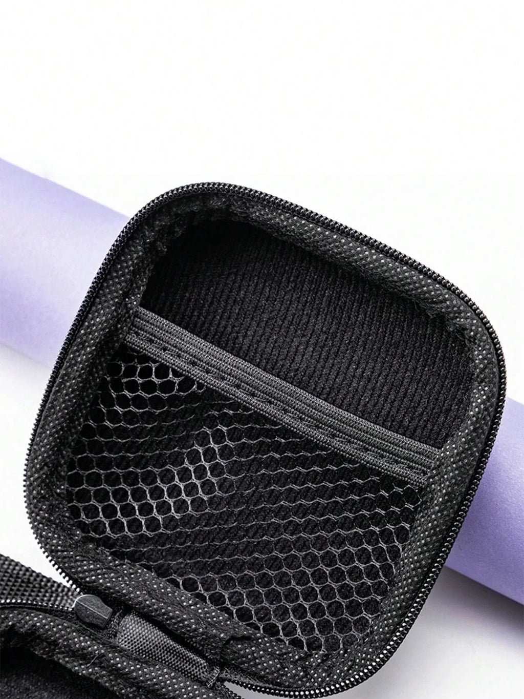 Portable EVA Cable & Bluetooth Headset Storage Bag Tech Accessory Organizer Qme