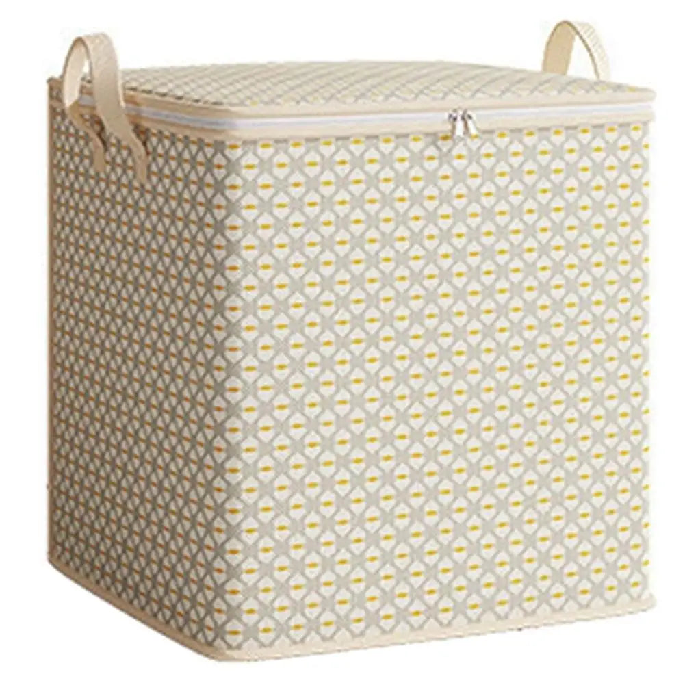 Foldable Non-Woven Quilt & Clothes Storage Bag with Zipper Clothes Storage Bag Qme 150L