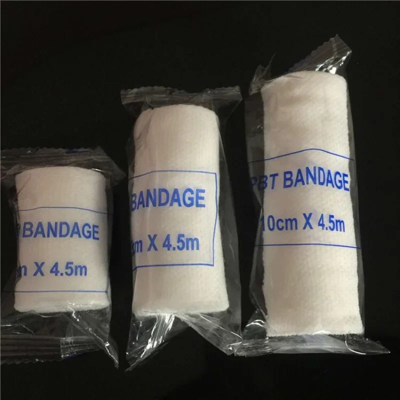 Elastic Cotton Gauze Bandage – Breathable First Aid Wrap First Aid Bandage Qme