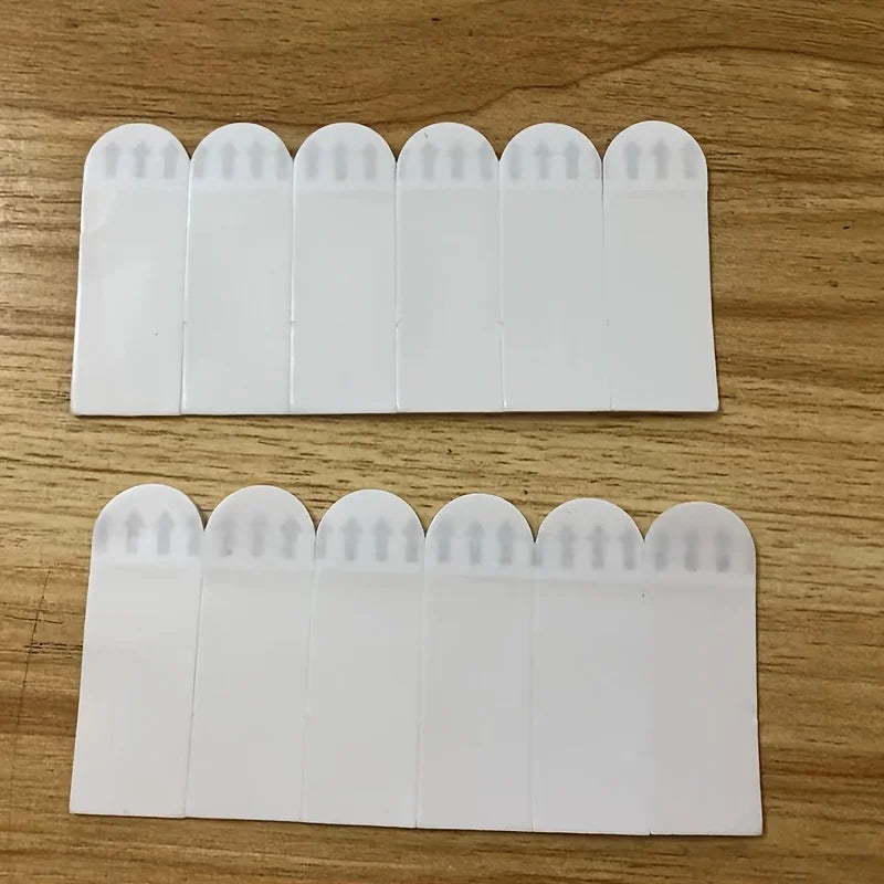 No-Drill Double-Sided Picture Hanging Strips – 12 Pack Picture Hanging Strips Qme