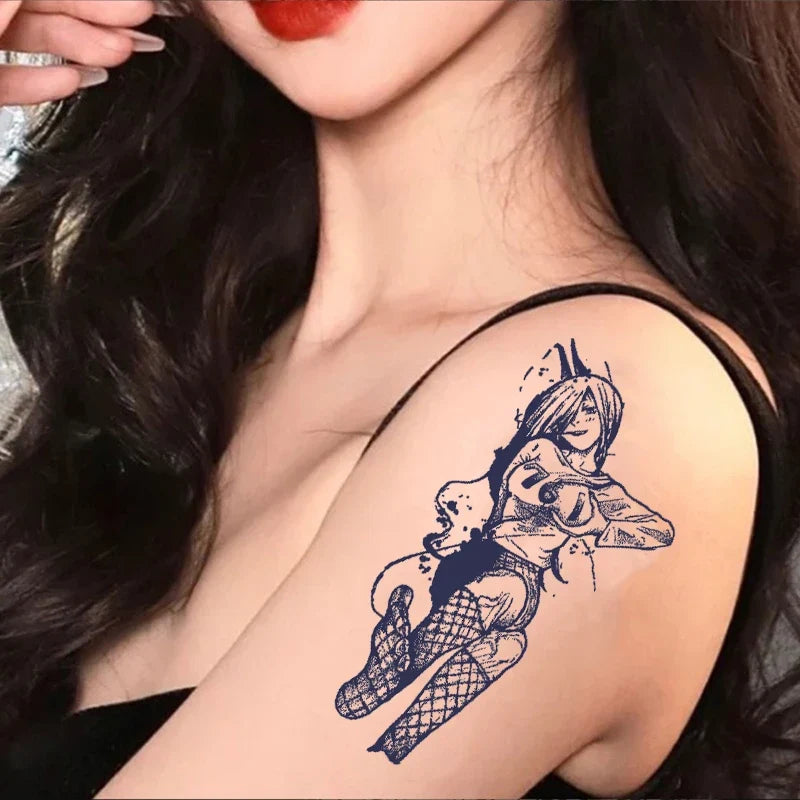 Lace Temporary Tattoo Sticker – Waterproof & Sweat Resistant Temporary Tattoo Sticker Qme