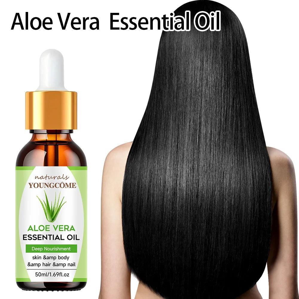 YOUNGCOME Pure Aloe Vera Hair & Skin Moisturizing Oil 30g/60g Hair & Skin Oil Qst