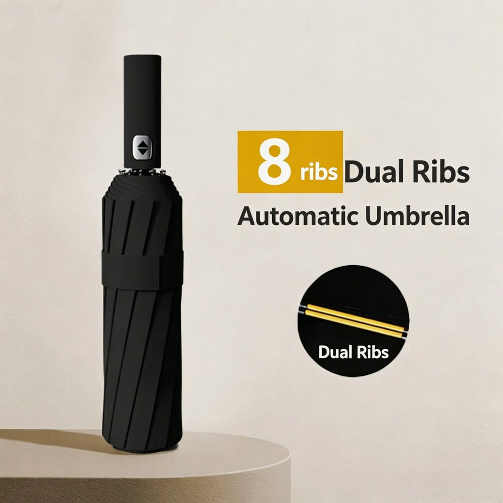 UV Protection Folding Umbrella – Sun & Rain Compact Women's Folding UV Umbrella Qst