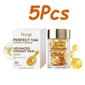 Portable Tanning Capsule – Sunless Bronze Tan & Moisturizer Self Tanning Serum Qme 150 capsules