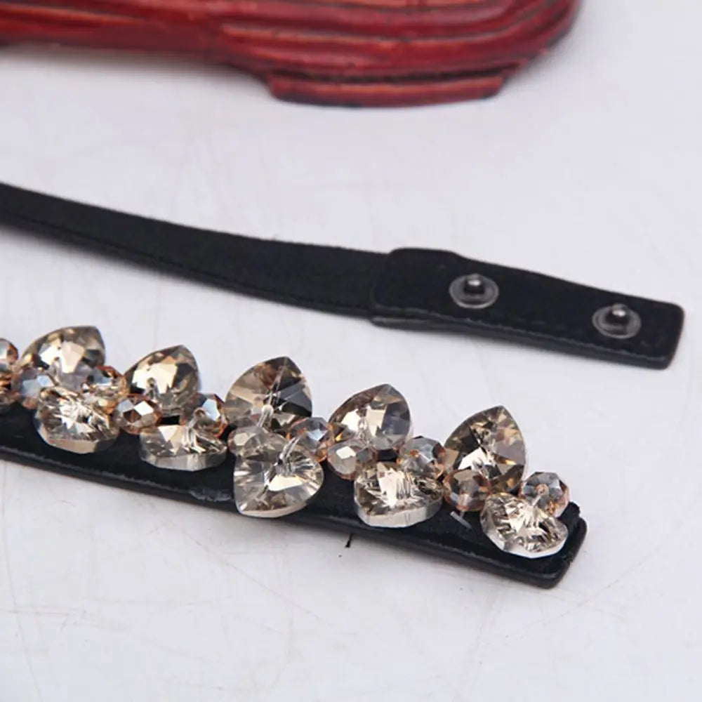 Rhinestone Adjustable Waist Belt for Women – 3 Colors Rhinestone Waist Belt Qme