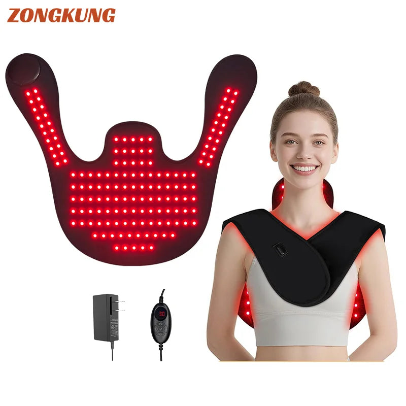 ZONGKUNG 145 LED Red Light Therapy Wrap 660nm 850nm 22W Red Light Therapy Wrap Qst