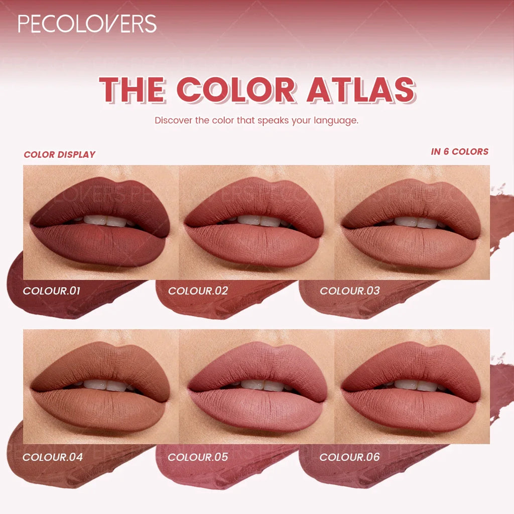 Qme Red Tube Lipstick | Waterproof, Non-Drying | 6 Shades Waterproof Lipstick Qme