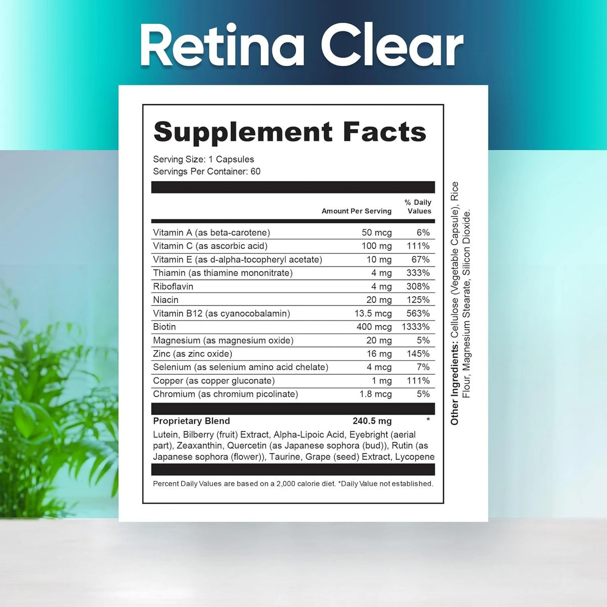 Eye Health Supplement – Lutein, Zeaxanthin & Quercetin Formula Eye Health Supplement Qst
