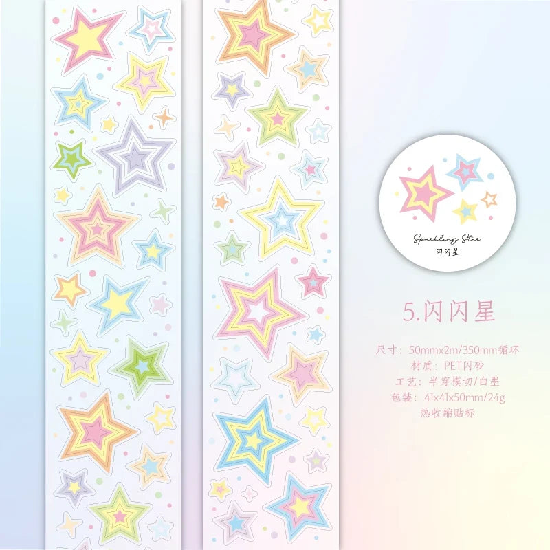 Watercolor Dots Washi Tape Kawaii Decorative 50mm | Qme Decorative Washi Tape Qme E Hot selling item