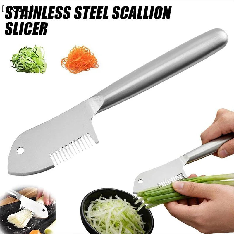 Stainless Steel Green Onion Cutter Shredder & Slicer Vegetable Slicer Qme