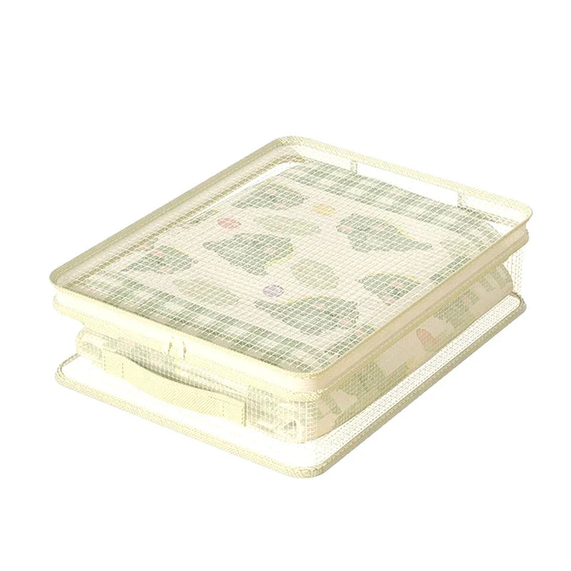 4-Piece Bedding Storage Bags – Extra Thick, Dust & Mildew Proof Bedding Storage Bags Qme A