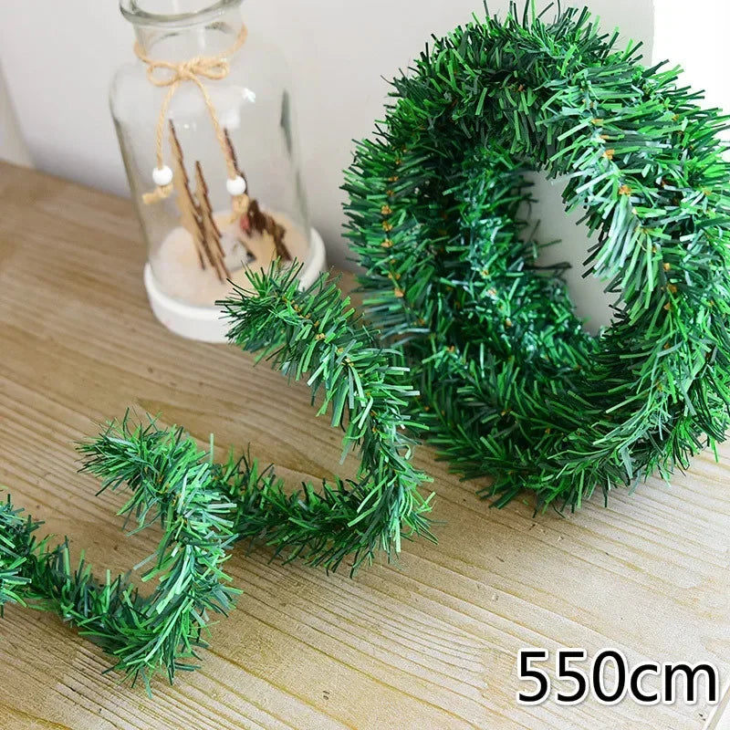 5.5M Christmas Green Garland Tree & Party Decoration Christmas Garland Qme Default Title
