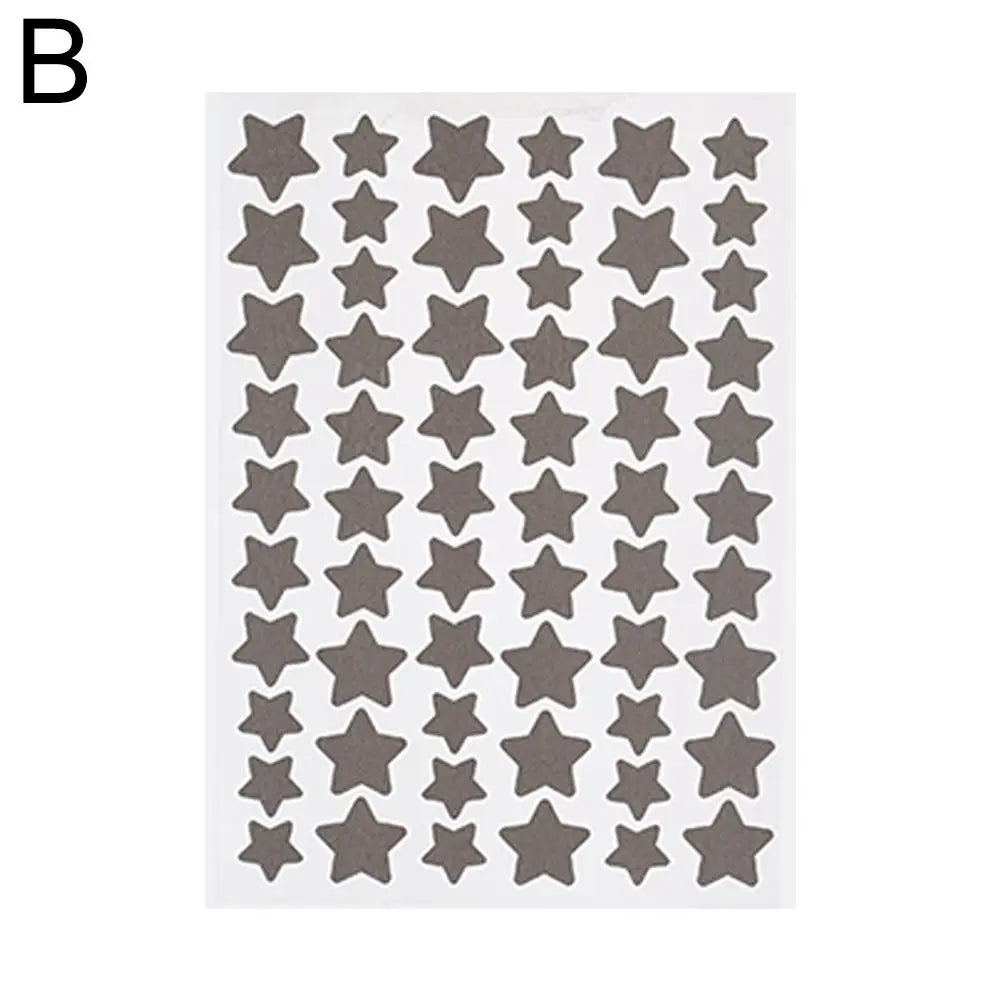 Invisible Star Shape Acne Patches – Waterproof Cover | Qme Acne Cover Patch Qme black CN