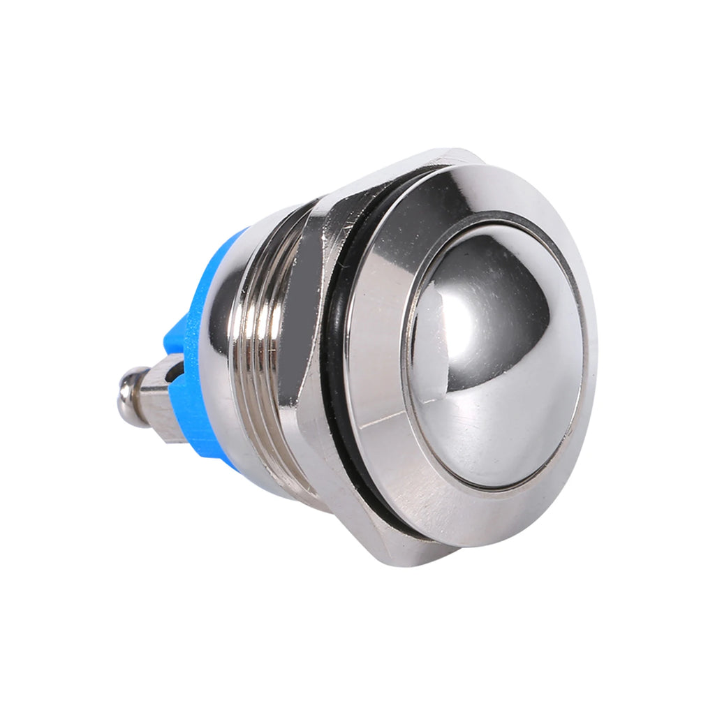 19mm Waterproof Metal Momentary Push Button Switch 12V Momentary Push Switch Qst