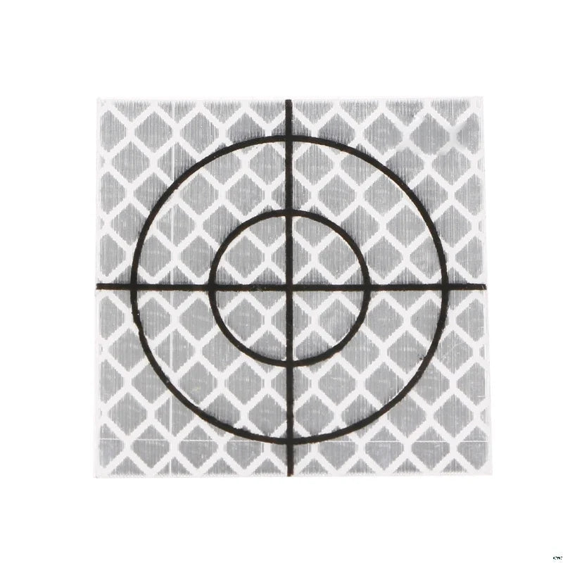 Total Station Reflector Sheets 30–60mm | Survey Target Stickers Survey Reflector Sheets Qme